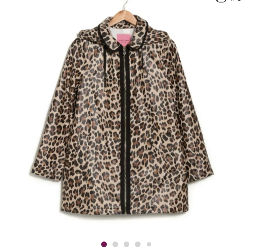 Kate Spade Leopard Print Raincoat